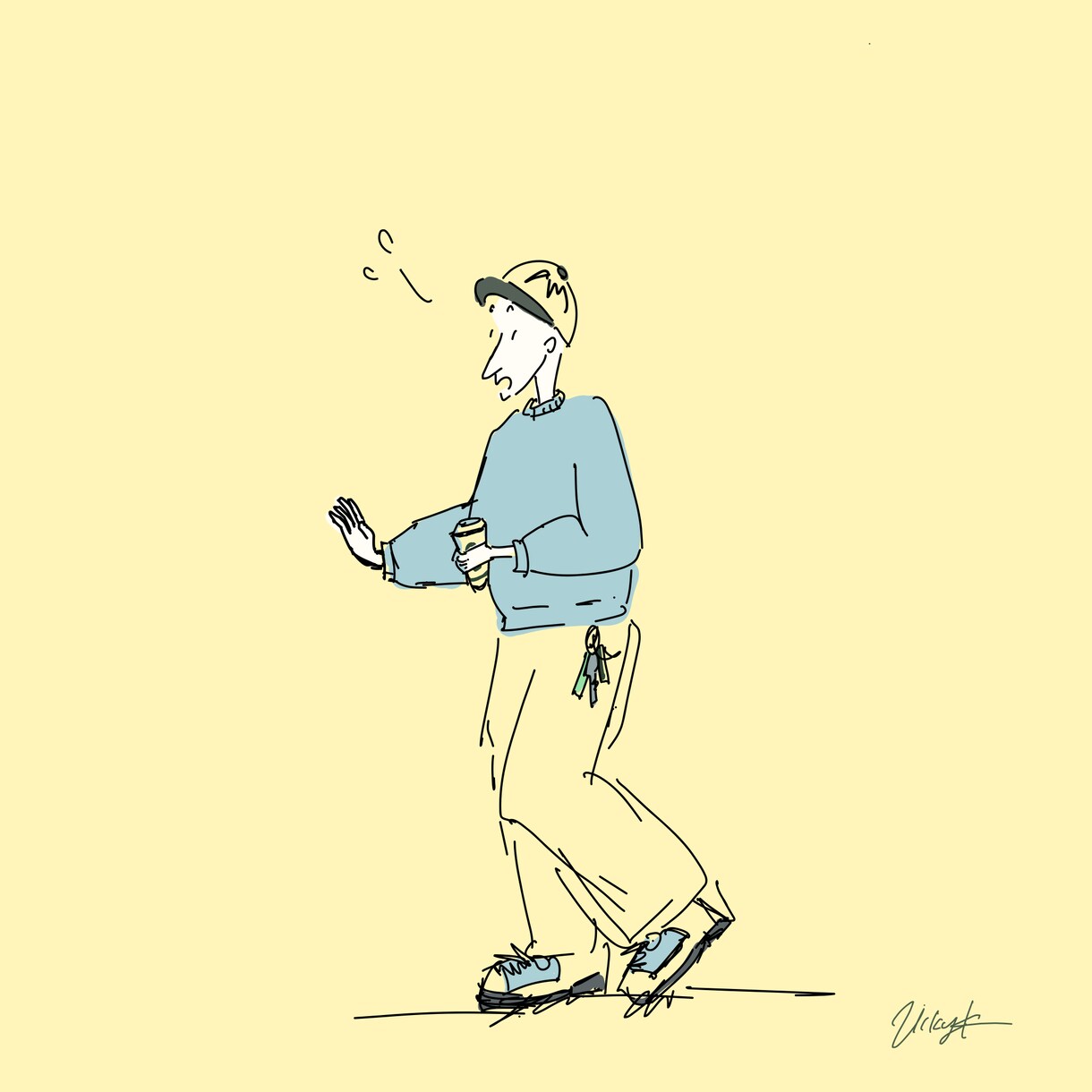 カフェや販売等のSNS広告で利用できる絵を描きます 10〜30代の若い層の方々が好みそうなイラスト。インスタ映え イメージ5