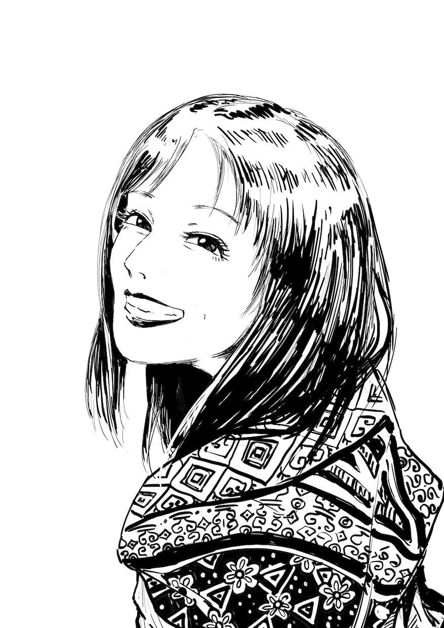 漫画に入ったような、白黒似顔絵お描きします！ます 普通の似顔絵とはちょっと違う、命を吹き込んだ似顔絵です！ イメージ4