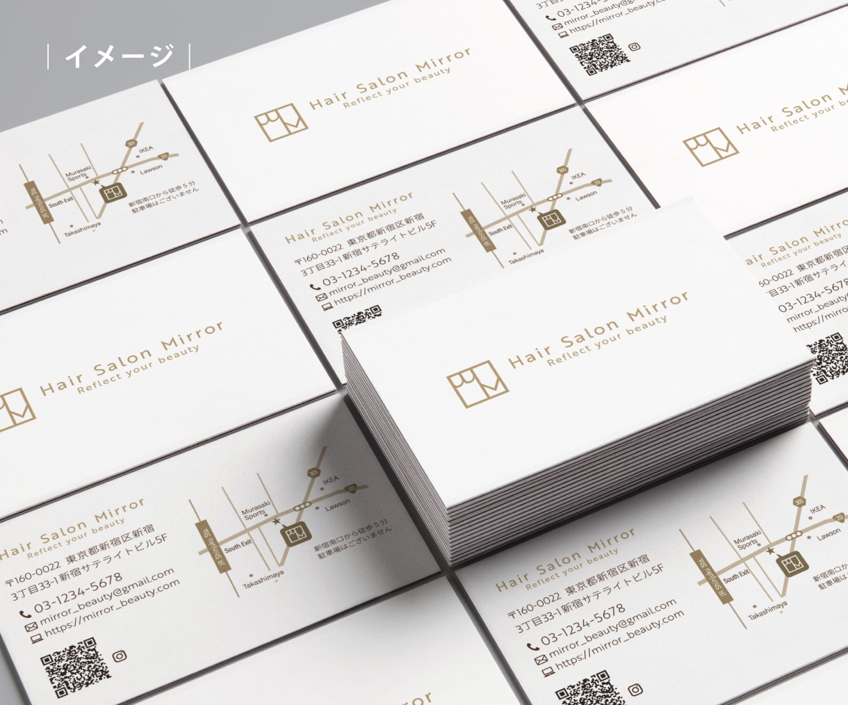 初めてのショップカード作り・サポートいたします 4つのテンプレから選択。シンプル・時短で簡単作成！ イメージ10