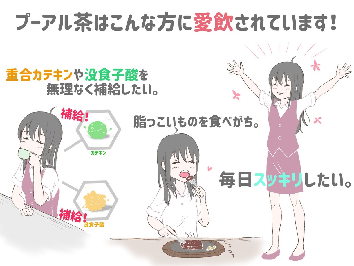 挿絵、商品説明イラスト描きます OL、主婦、学生などターゲットに合わせたイラスト描きます。 イメージ4