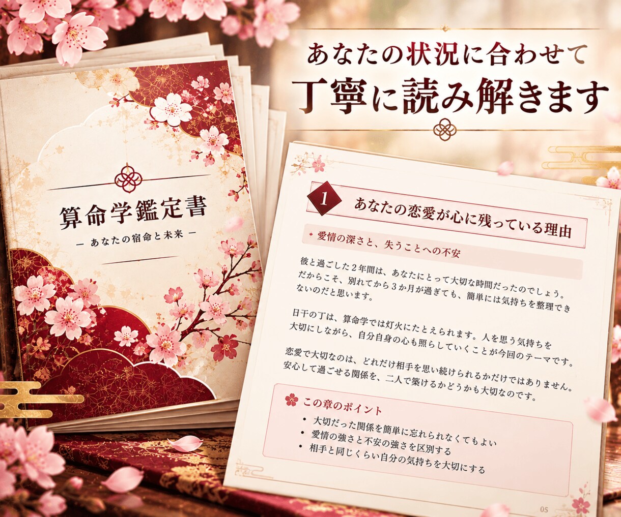 復縁の可能性をあなたの宿命から詳しく鑑定します 算命学の命式と人体星図であなたの復縁への道筋を読み解きます イメージ3