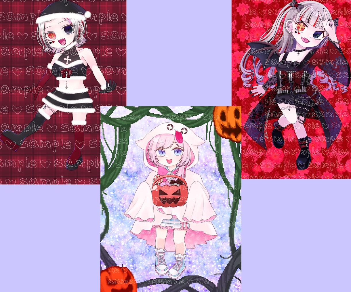 サムネや立ち絵に使える可愛い絵を描きます 綺麗な線と丁寧な塗りがポイントです！ イメージ3