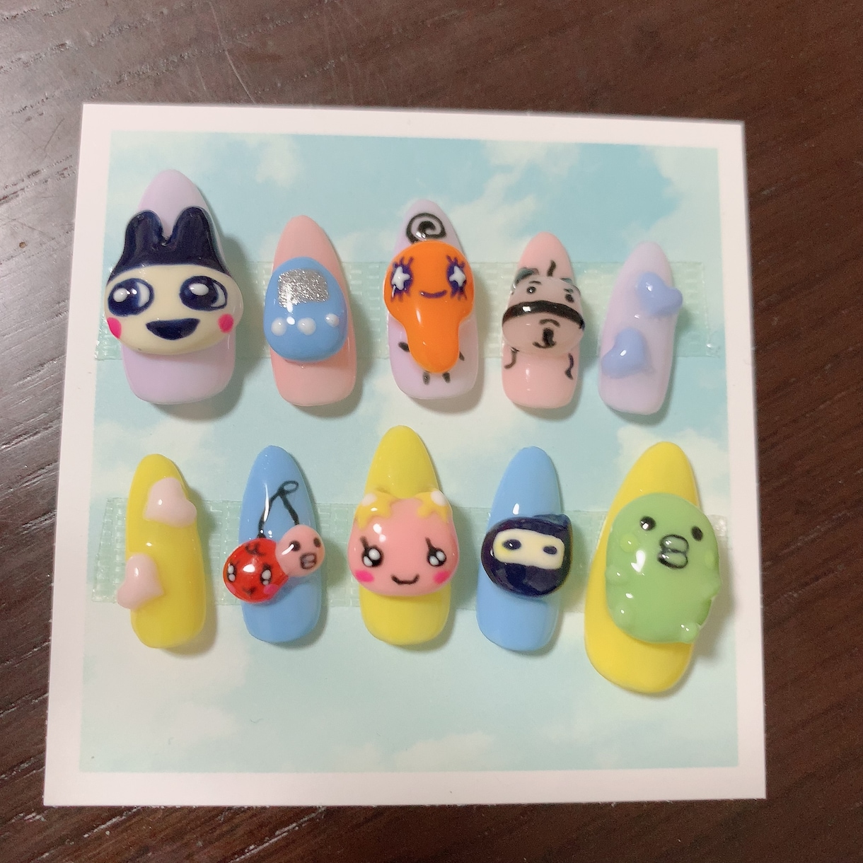 ネイルチップオーダー受付ます ど素人ですが丁寧に作成致します。 イメージ7