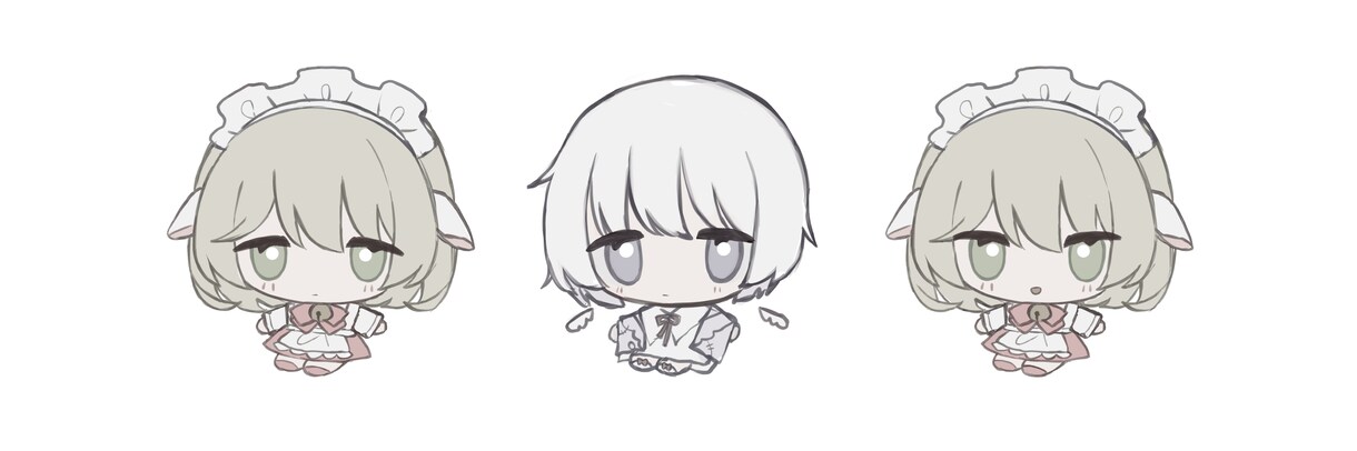 安くて可愛い1.5等身キャラクター描きます 1.5等身キャラクターを描きます。 イメージ1