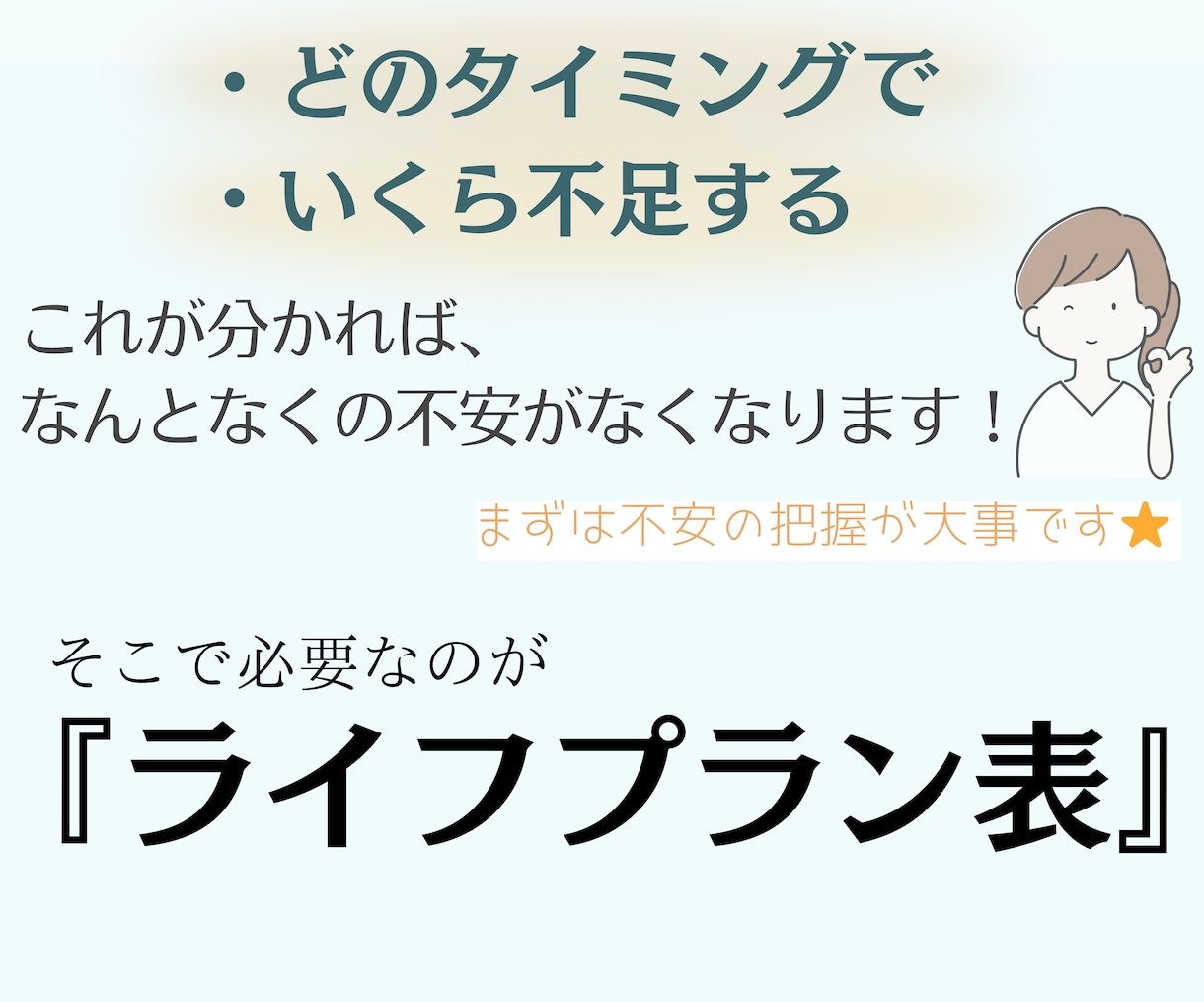 将来いくら足りない？が分かるライフプラン作ります このままの生活で老後の生活は大丈夫？の不安が解決します！！ イメージ3