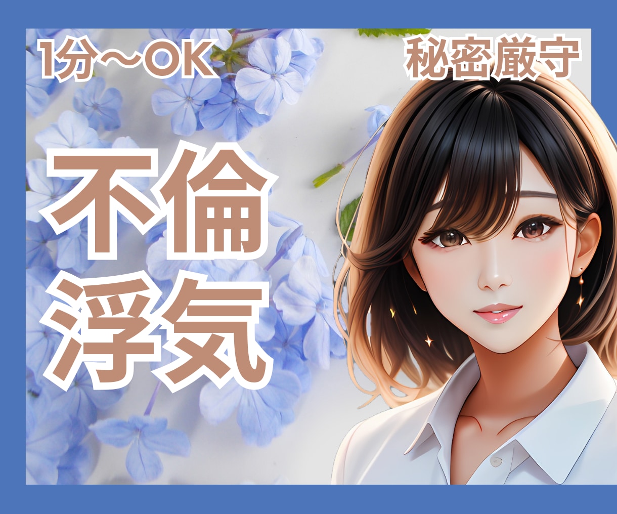 不倫/W不倫/浮気でお悩みの方　お話お聴きします 誰にも話せない不倫のお悩みはココで吐き出してくださいね イメージ1