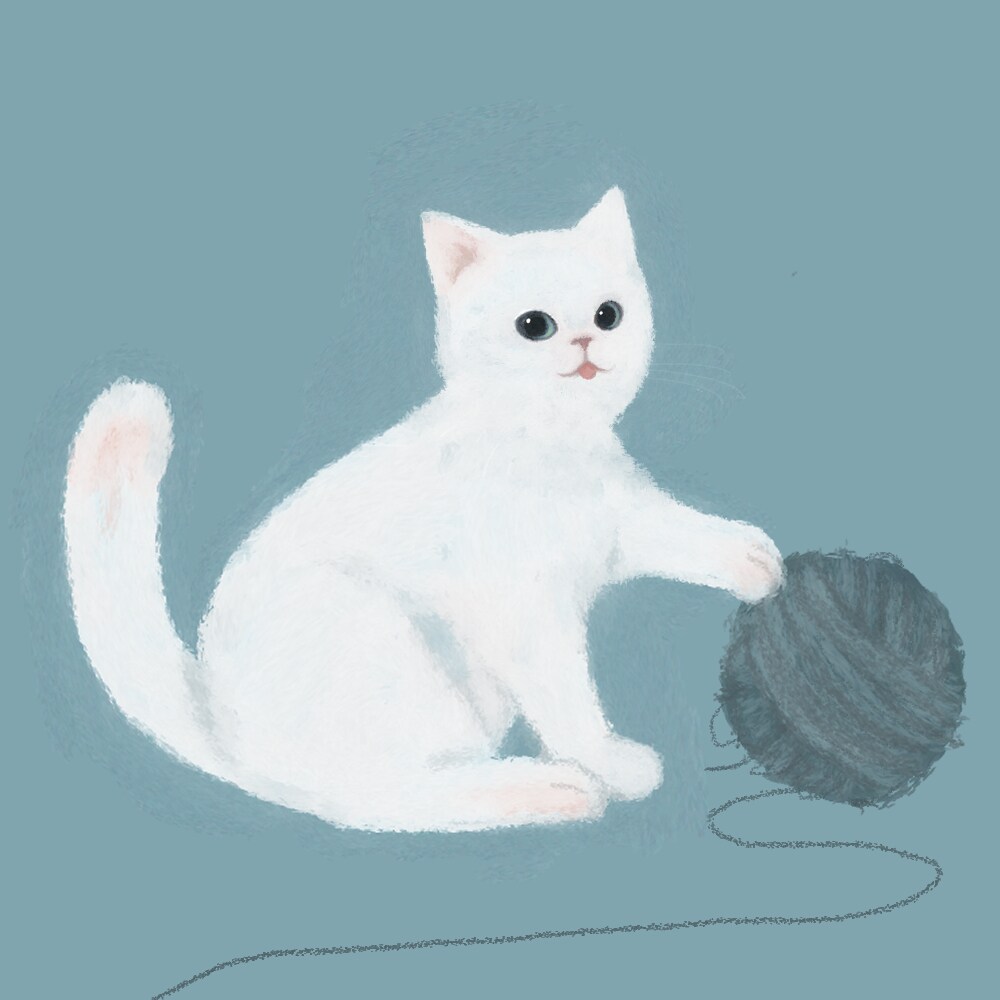 ペットの似顔絵、お好みのイラスト描きます 花と猫のマッチしたイラストはいかがですか？ イメージ4