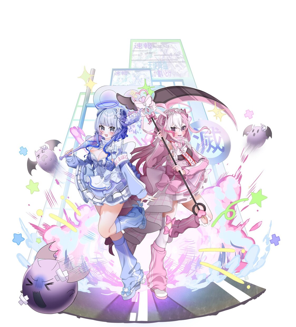 女性VTuberさん、IRIAM用立ち絵描きます イメージがあれば女性のキャラクターデザインもさせて頂きます！ イメージ1