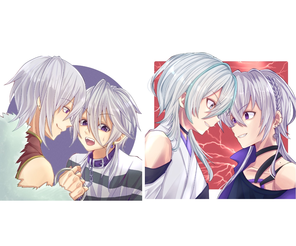 ハイクオリティなペア画お描きします ハイクオリティなペア画お描きします！カップル絵など イメージ4