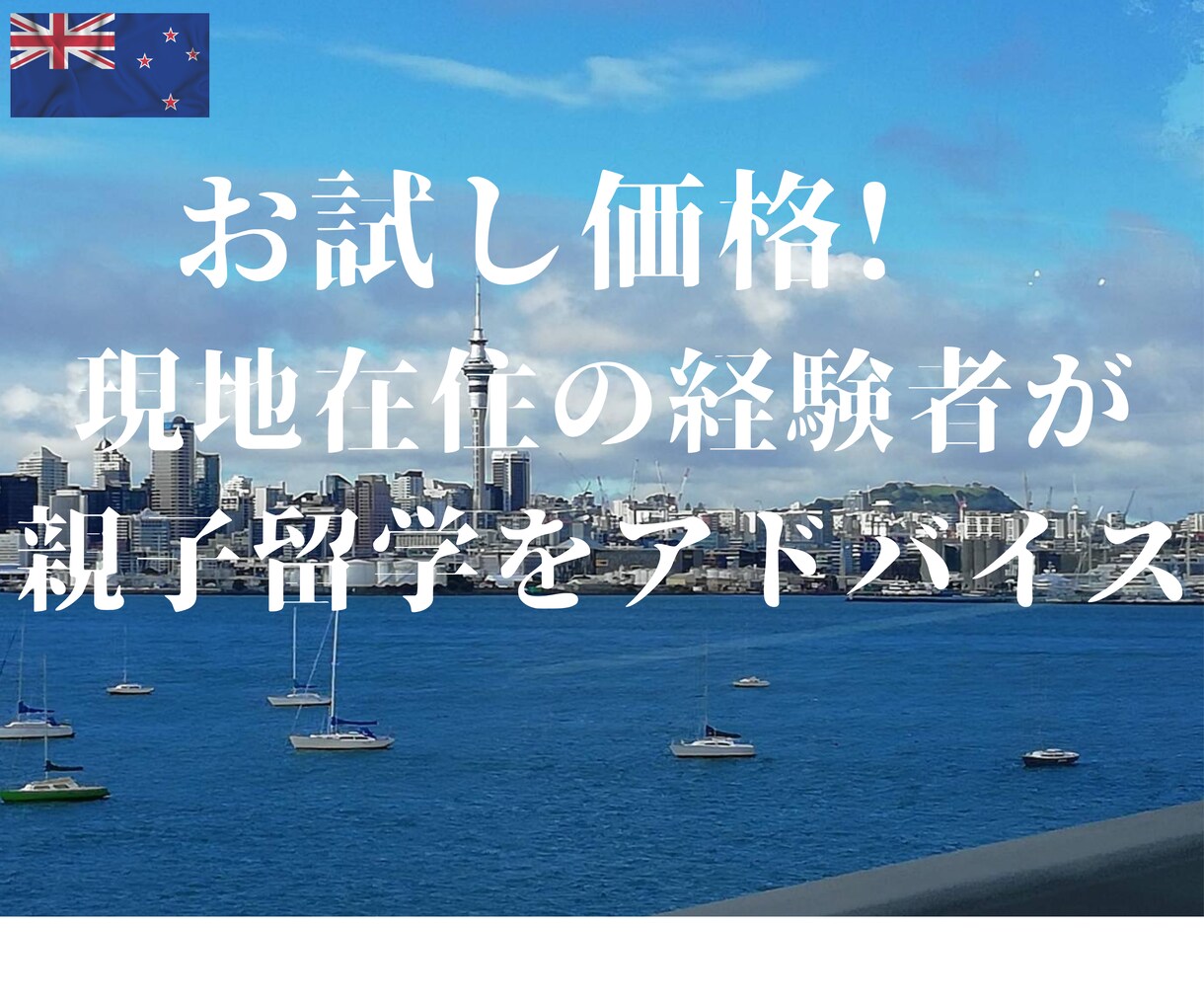 お試し価格！親子留学を豊富な経験でアドバイスします セブ島、ニュージーランドでの親子留学の経験からご提案します イメージ1