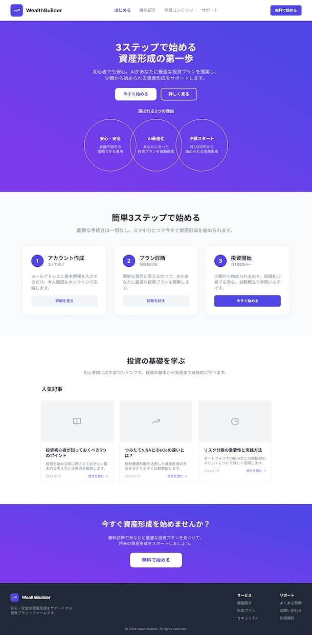 プロが低価格で高品質なデザインをいたします 修正回数無制限・レスポンシブ対応・短期納品 イメージ2