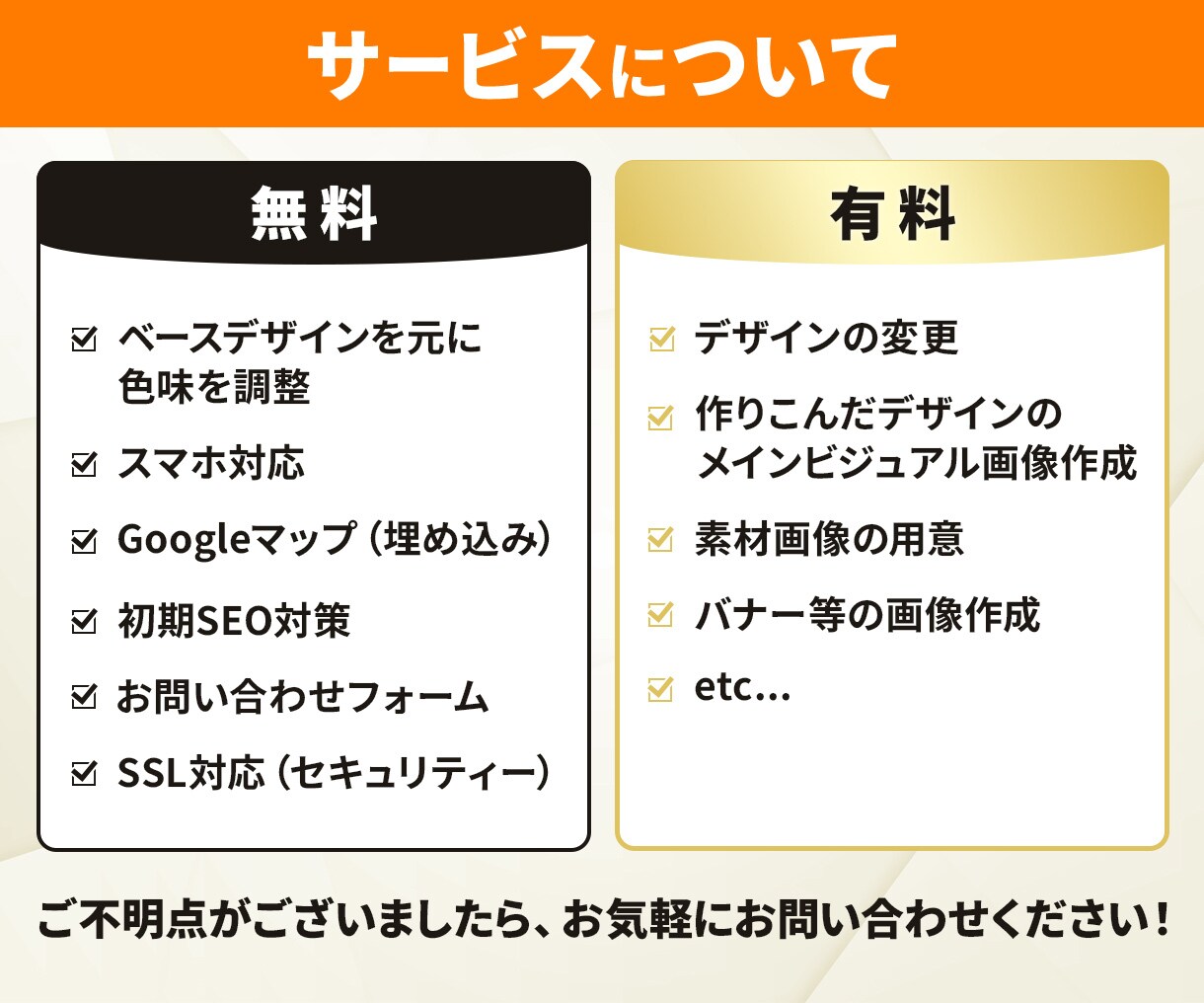 掃除・クリーニング業者様のWEBサイトを制作します ハウスクリーニング/掃除代行/遺品整理/不用品回収/害虫駆除 イメージ5