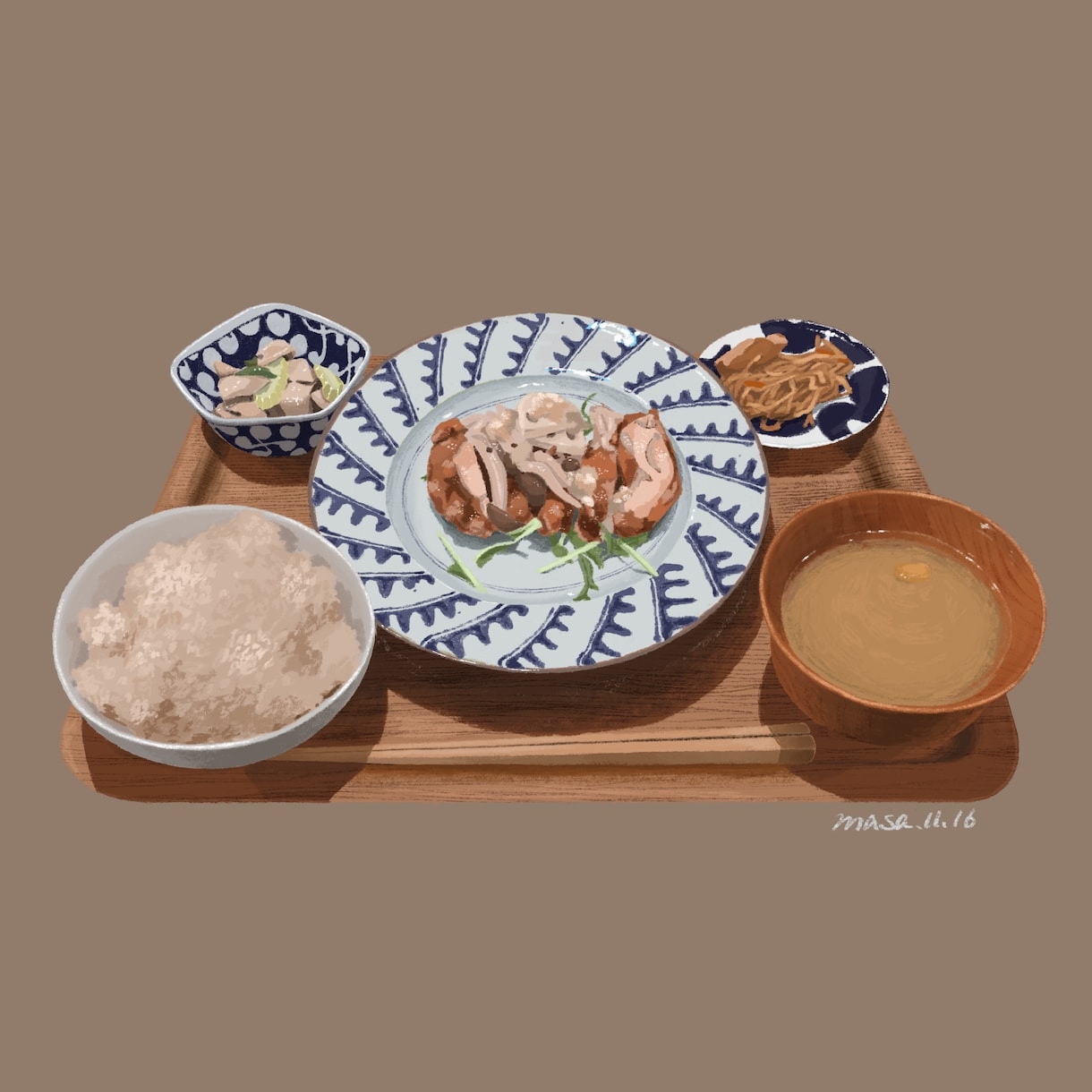 あなたの料理写真をイラストにします SNSアイコンやポスターのアクセントに♪ イメージ3