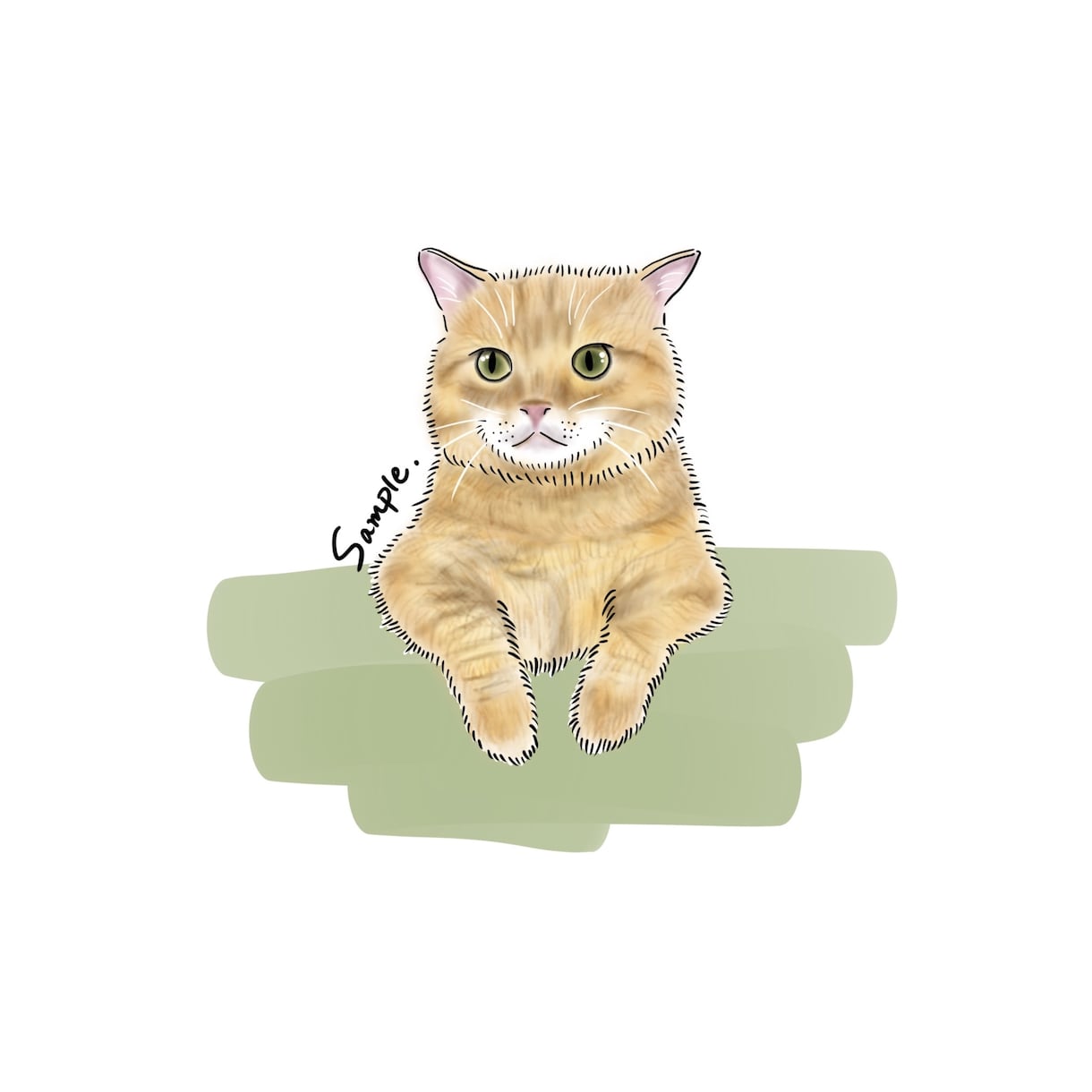おしゃれでそっくりなペットのイラストを描きます SNS、ポスター、プレゼントなど、様々な用途に！ イメージ10