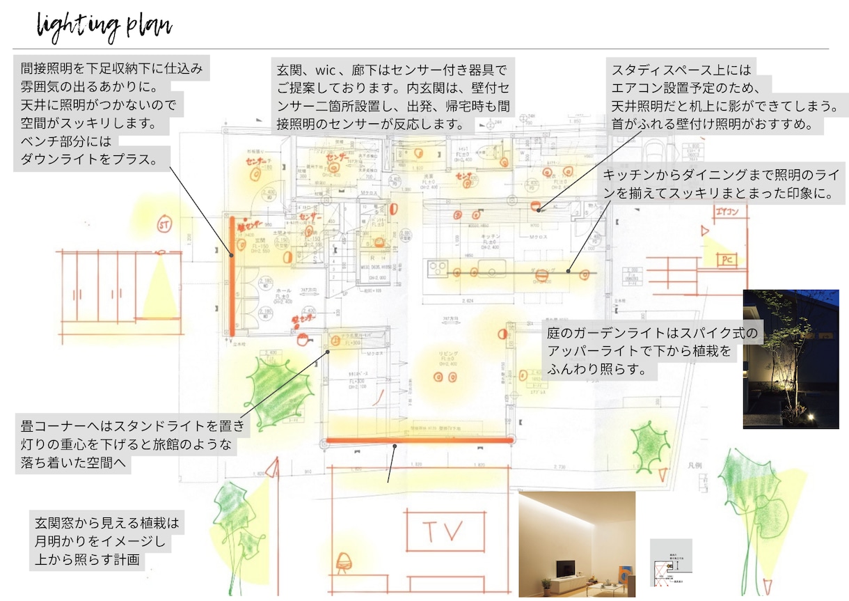 住宅会社勤務コーディネーターが内装提案致します 照明の添削、提案を行います不安な事ご相談くださいね イメージ1