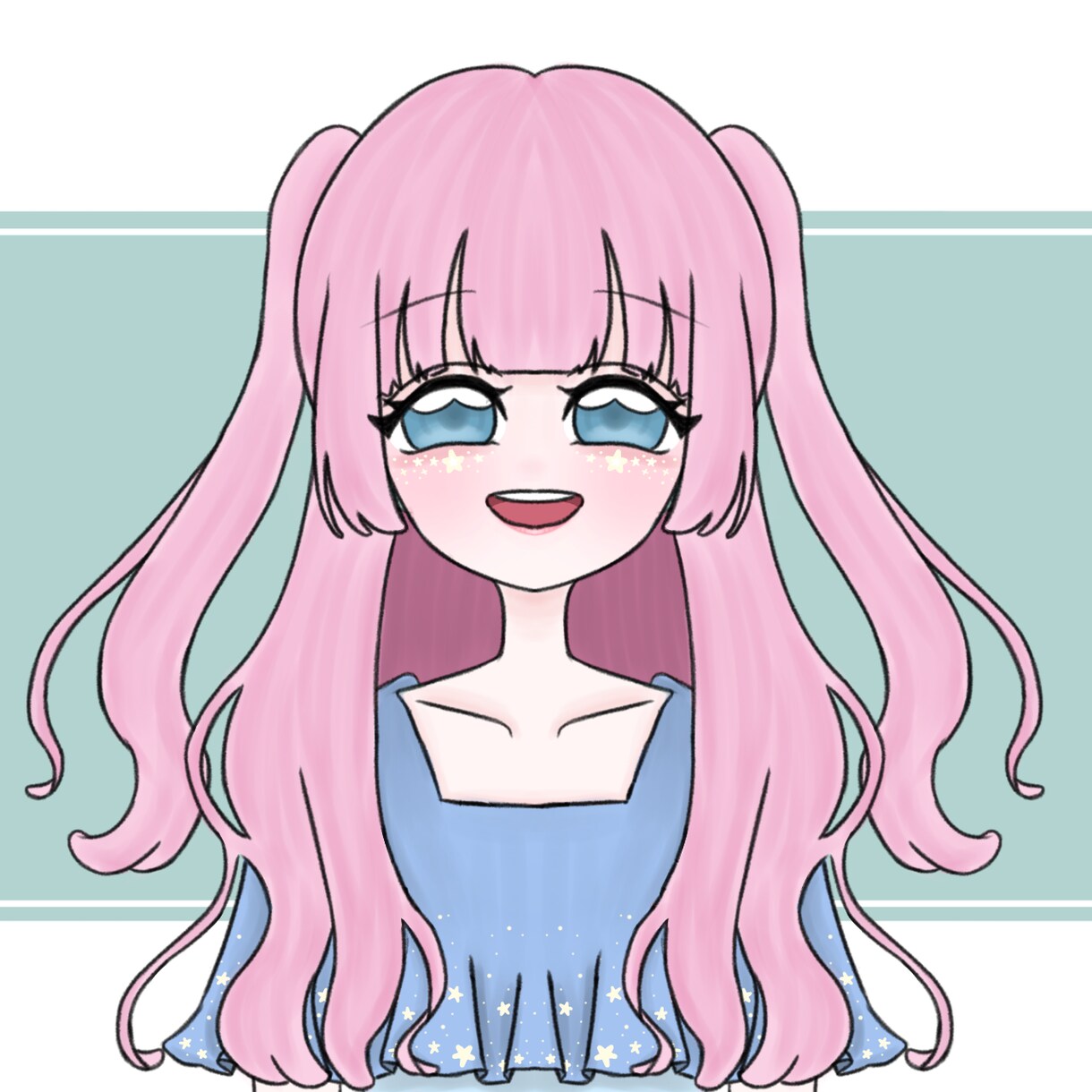 SNS等アイコン描きます アイコン等に使える可愛い女の子描きます！！ イメージ3