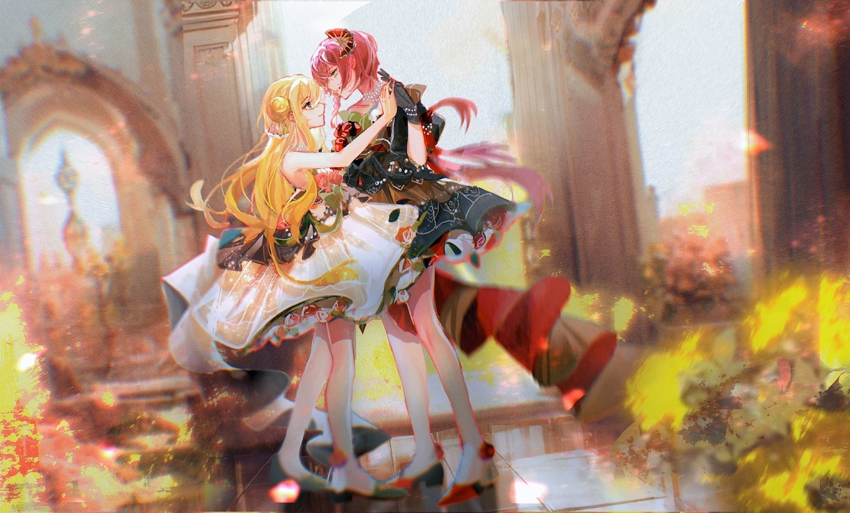 腐/夢絵、cpイラストを作成します 強い光と影、細部まで描き込まれた背景のイラストを得意 イメージ7