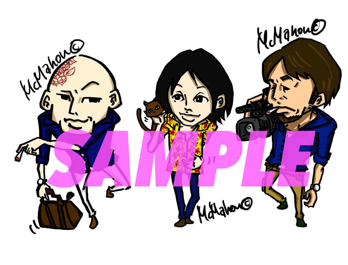 オリジナルイラスト/キャラクターを作成します ブログやSNSでのアイコンやTシャツ用等、オリジナルで差別化 イメージ3