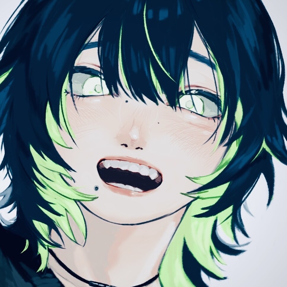 瞳が印象的なイラスト描きます キラキラ、ギラギラ、ツヤツヤ、しっとり。是非アイコンに。 イメージ3