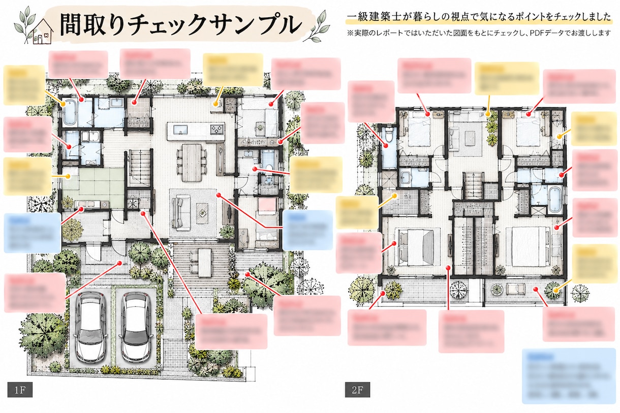 一級建築士が暮らしの視点で間取りをチェックします 〜建てたあとに後悔しないための間取りチェック〜 イメージ2