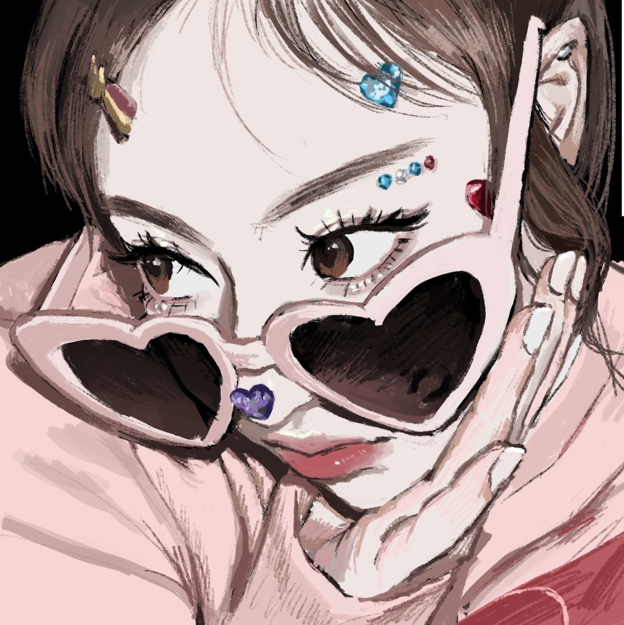 タッチを残したリアル寄りの似顔絵を描きます デッサンとデフォルメの良い所取りの絵柄で提供いたします！ イメージ1
