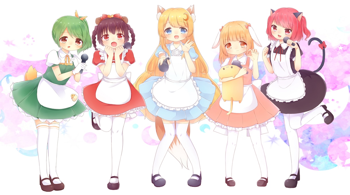 ヘッダーや動画、多種に使える一枚絵描きます イラストは、少女や、幼女がなどが得意です。 イメージ2