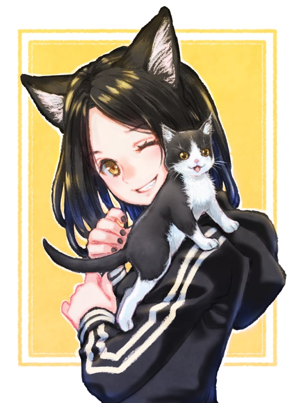 ほんわか可愛い背景付きイラストを描きます ■動物や女の子等の登場する暖かいイラスト■ イメージ4