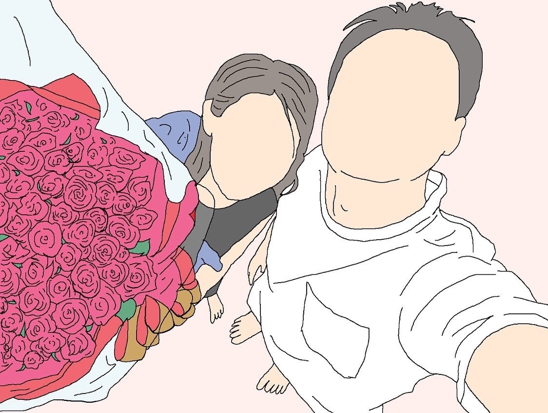 アイコンにもおすすめ！線画イラスト作成いたします シンプルな線画イラストを背景違いで3パターン納品いたします！ イメージ4