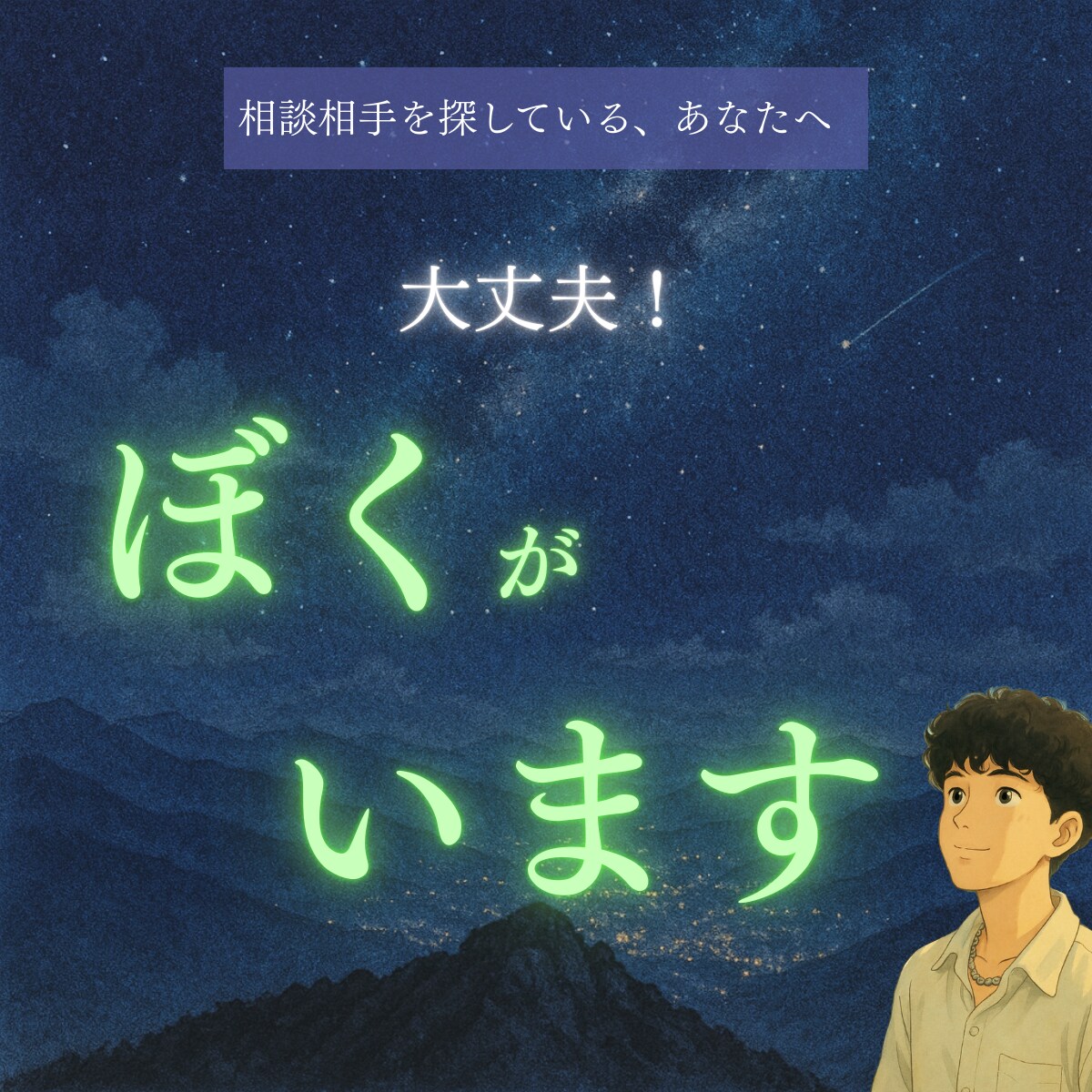 女性限定/あなたの話し聞きます 逆に、ぼくだけに聞かせてください！ イメージ1