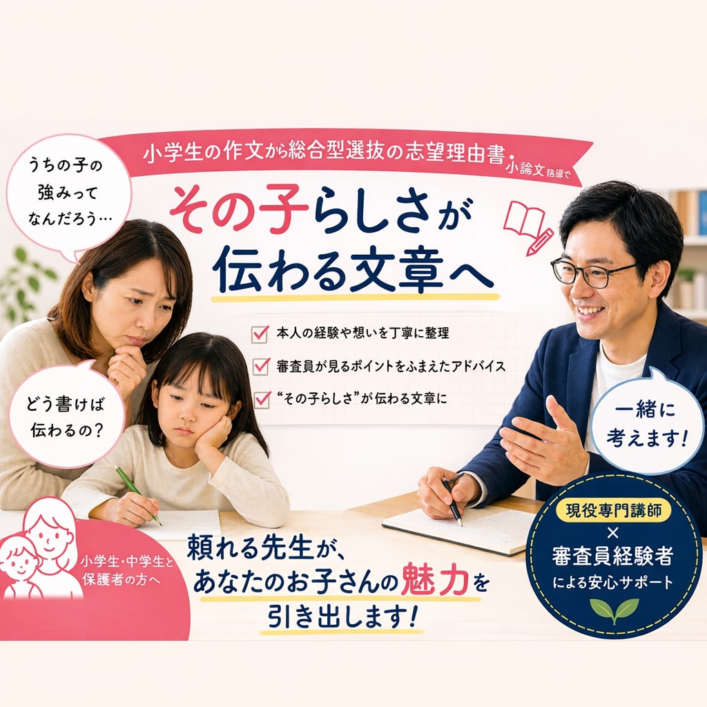 小学生から高校生までの文章添削、指導をします 小学生一年生から、自分らしさを表現できる文章作りのサポート イメージ1