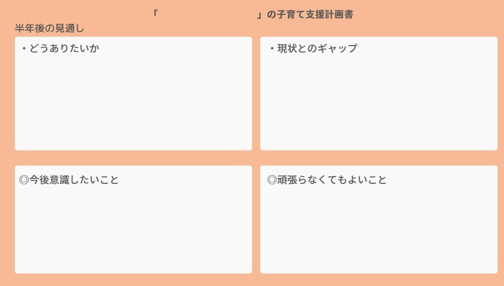 発達障がいのお子様の子育て支援計画を作ります 〜現役公認心理師がアセスメントから支援計画までサポート〜 イメージ7
