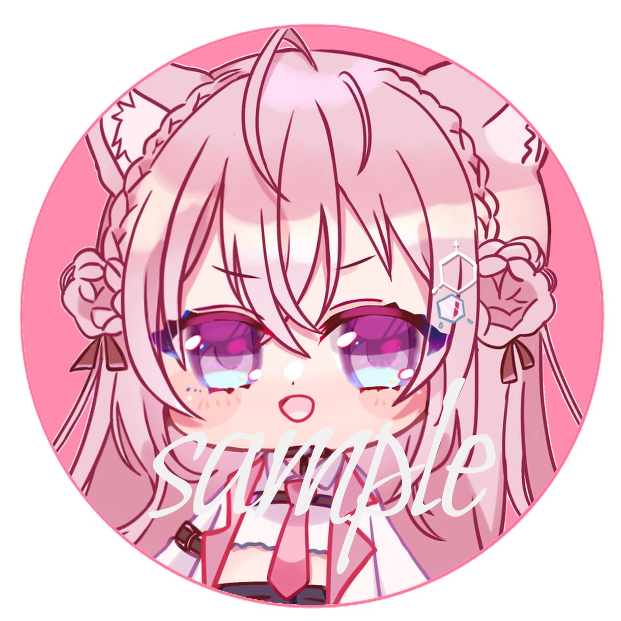Twitterで使えるミニキャラアイコン制作します インスタなどのSNSで使える可愛いアイコンお描きします！ イメージ3