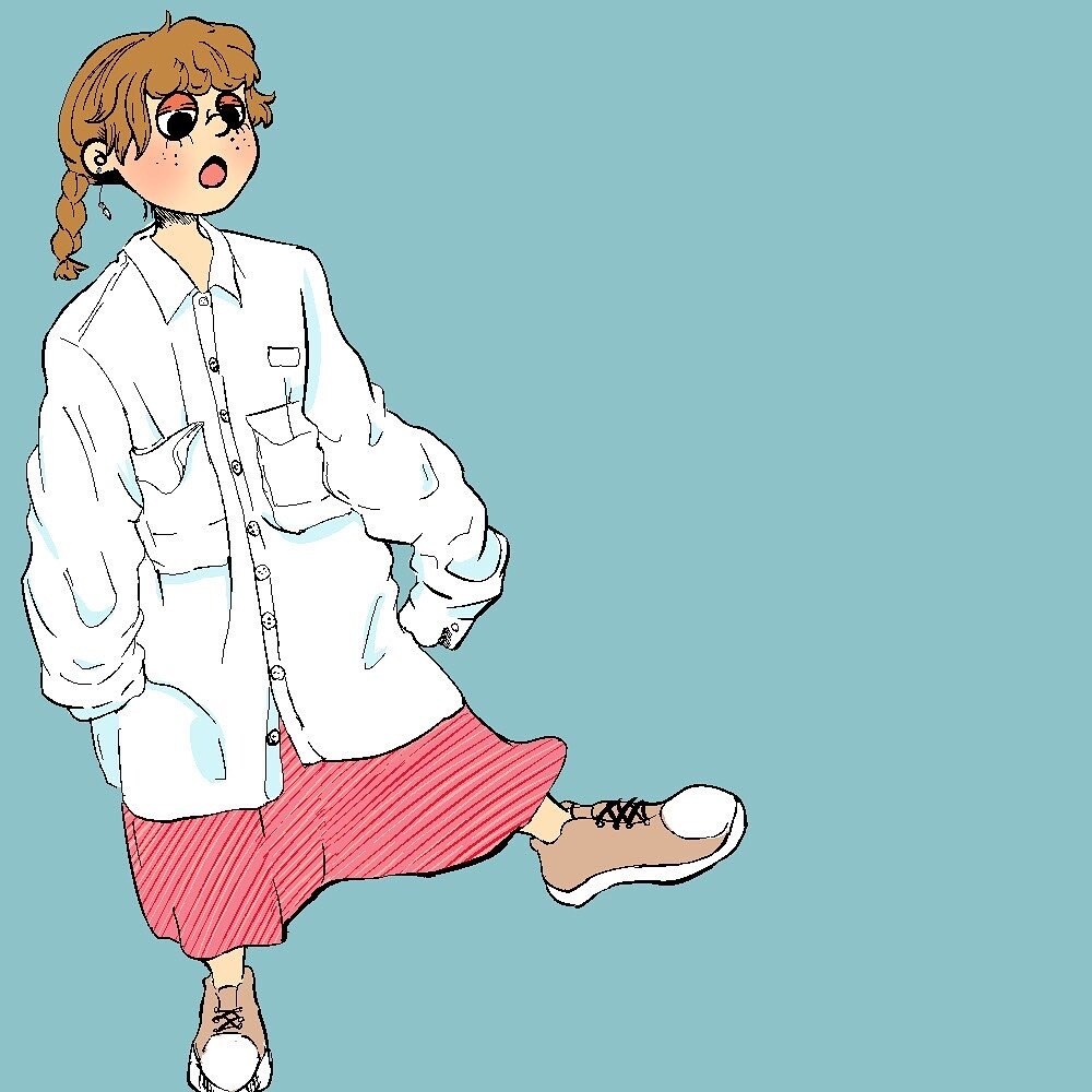 イラストアイコン描きます 古着ファッション可愛いイラスト描きます！ イメージ7