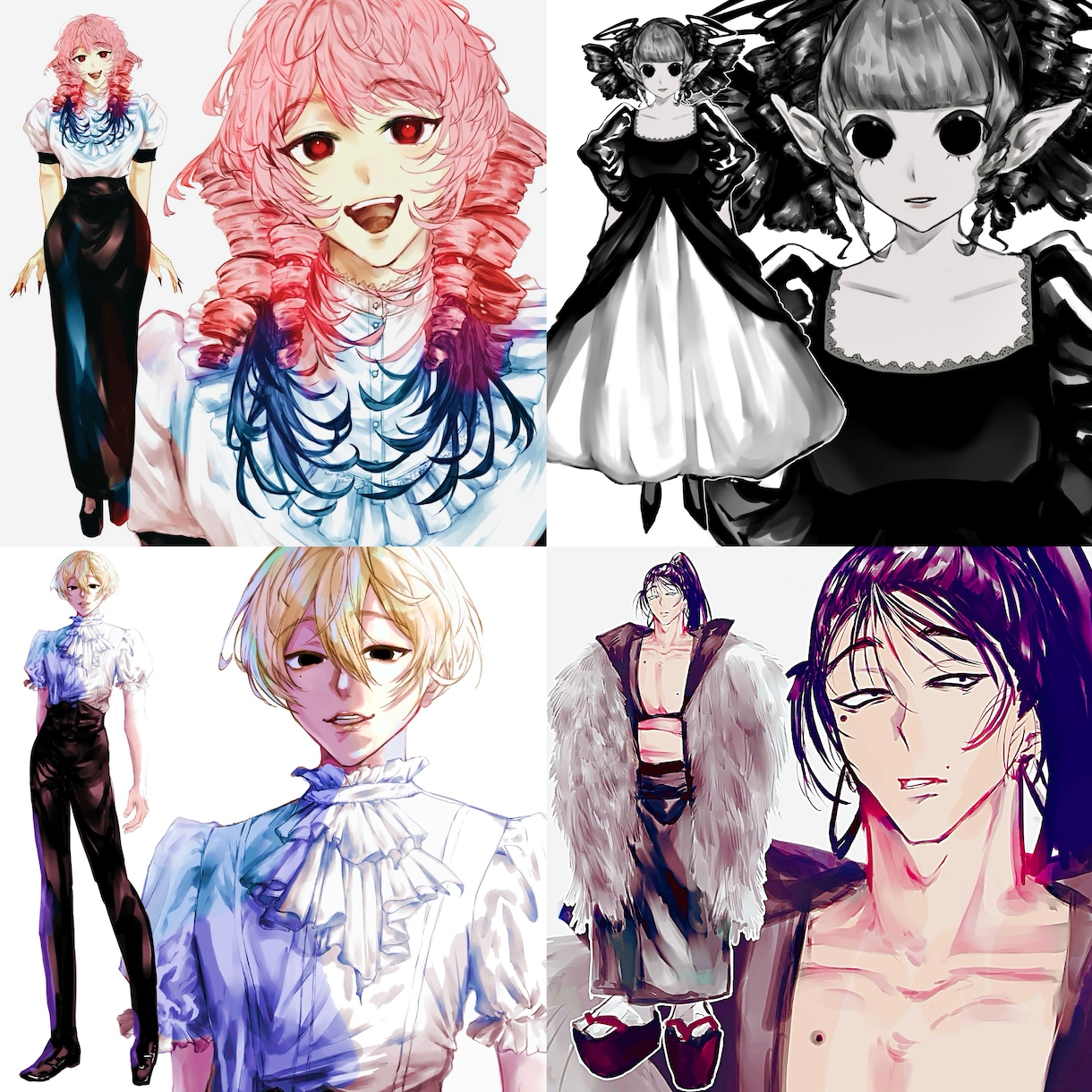 商用利用・キャラデザ込み！立ち絵描きます 厚塗りイラストでTRPGやアイコンにピッタリ イメージ2