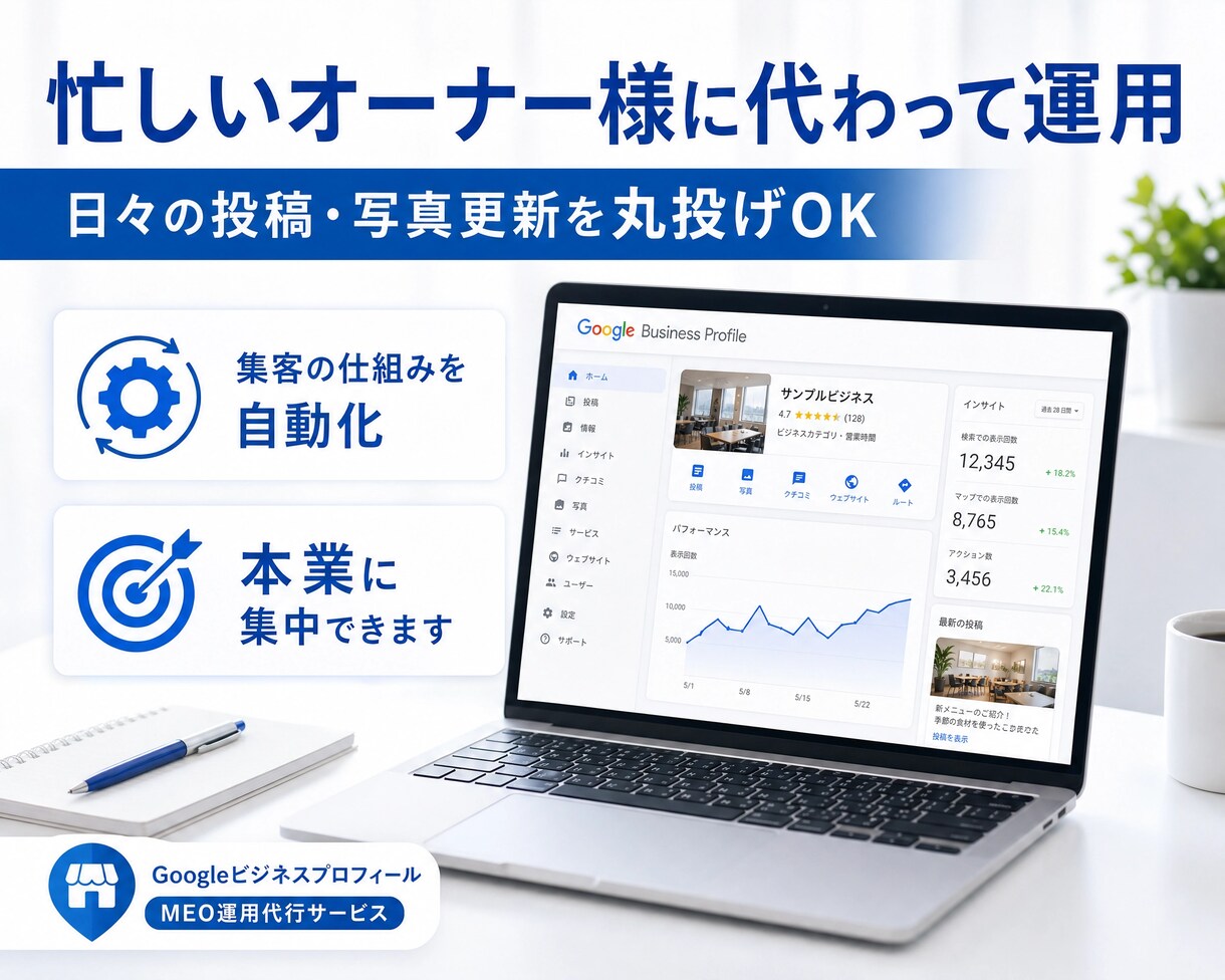 Googleマップ・MEO対策の運用を代行します 広告代理店15年の私がビジネスプロフィールを育てます！ イメージ5