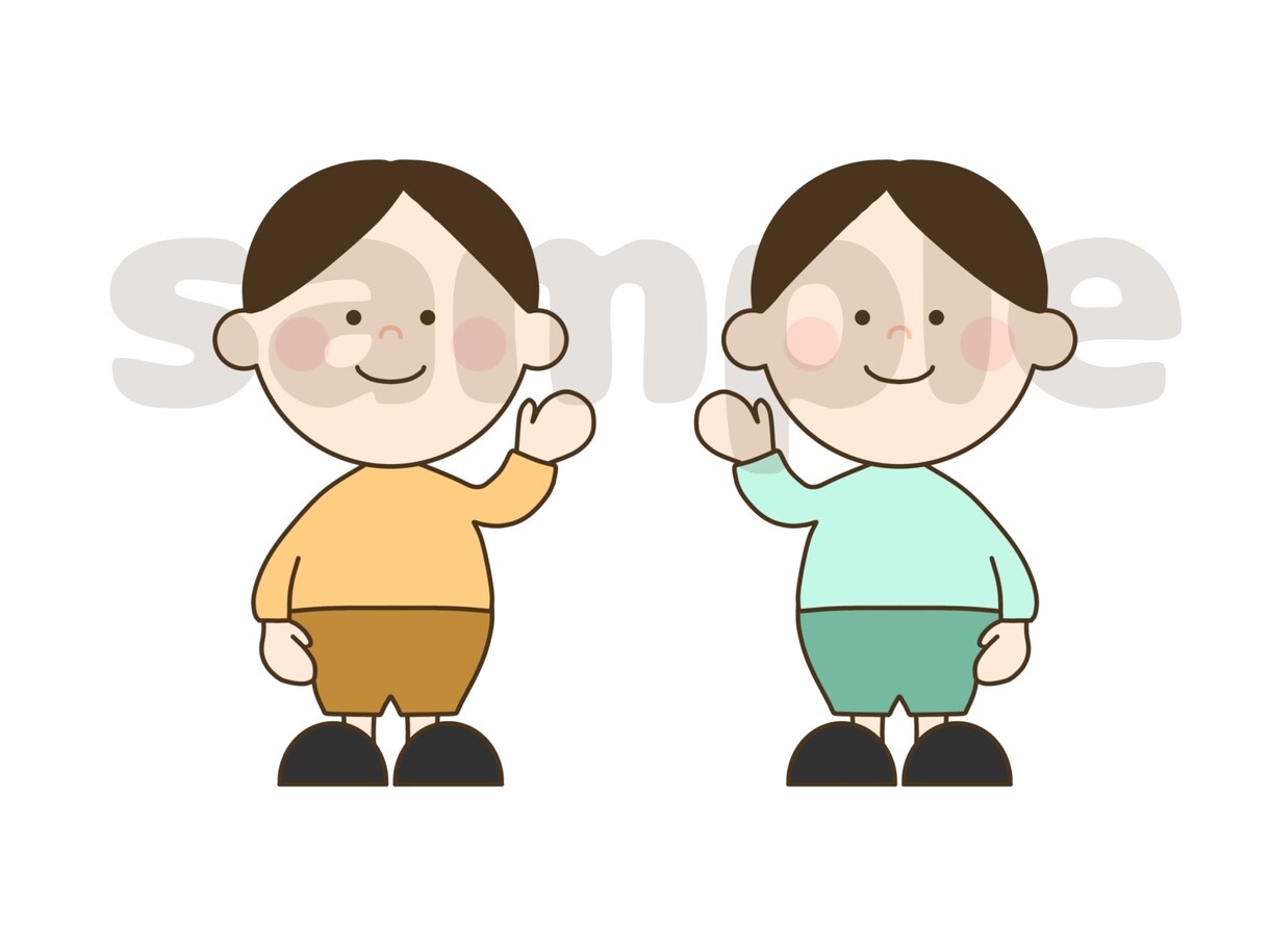 シンプルでかわいいイラスト作成します 服装、髪型、表情等の希望に応じます！3回まで修正無料です！ イメージ10