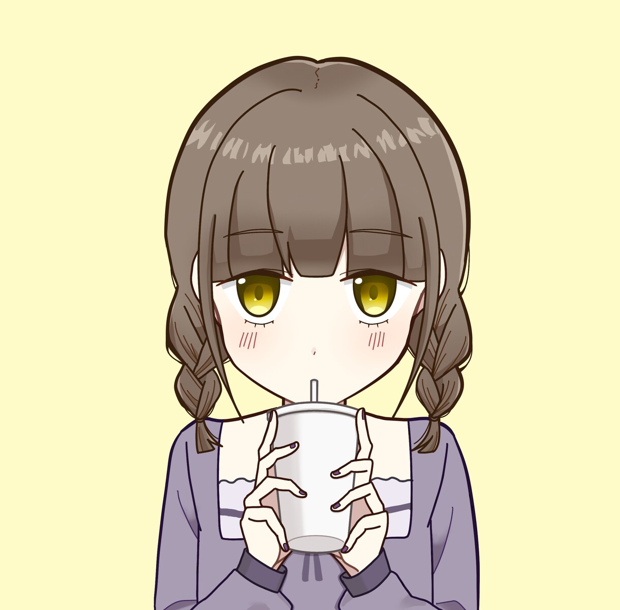 アニメ塗りアイコンを描きます SNS•配信等にお使いいただけます！ イメージ1