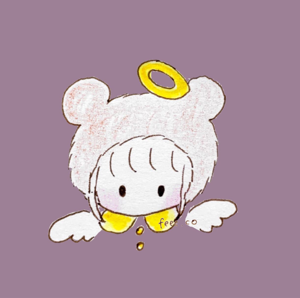 ゆるふわガーリーなイラスト(女の子)を描きます 手書きのゆるふわイラストをデータでお渡し♡ イメージ2