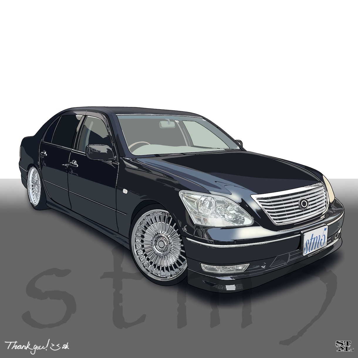 思い出の車をリアルにイラストで描きます 思い出の車を味わい深く、忠実に描きます！　納車記念に！ イメージ3
