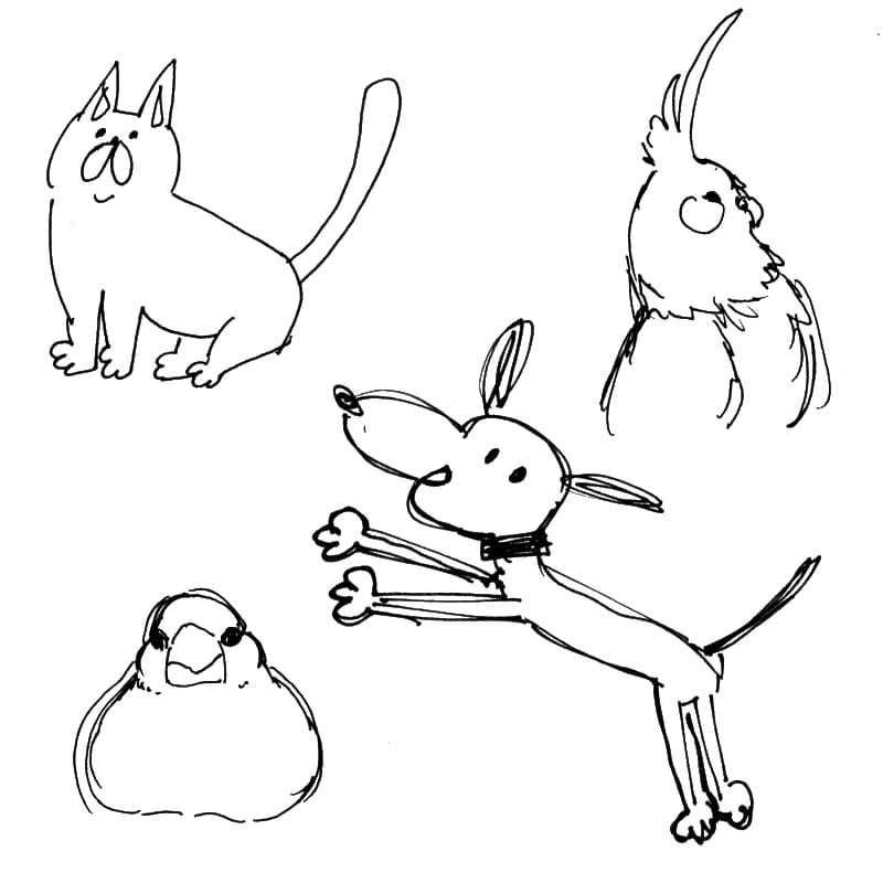 あなたの大切なペットを描きます 可愛い、リアル、ゆる～いなど要望にお応えします！ イメージ3