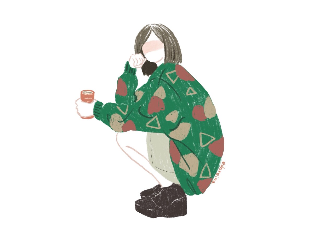 おしゃれでシンプルなSNS用アイコンを描きます 柔らかい雰囲気のイラストを描きます。アイコン・挿絵などに。 イメージ5