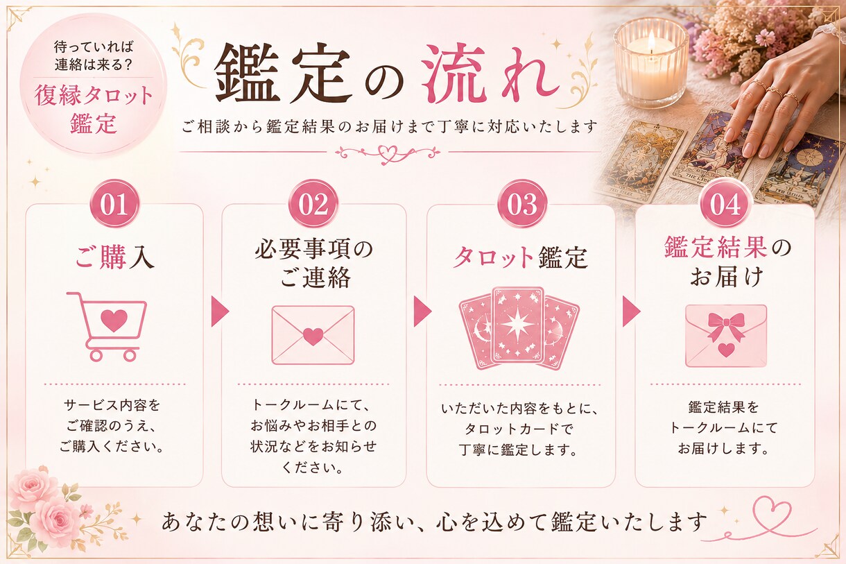 待っていれば連絡は来る？復縁タロット視ます 沈黙の先にある、あの人からの連絡を読み解きます イメージ4