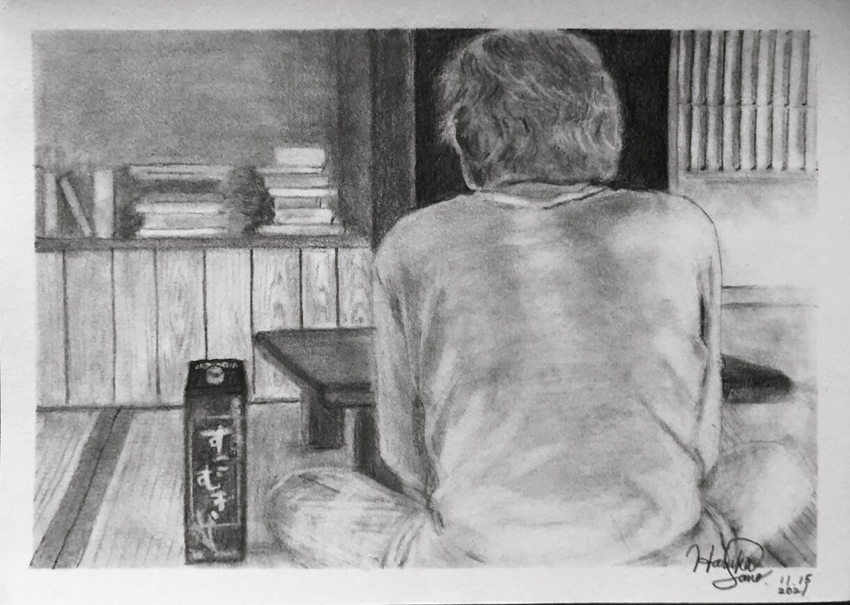 お気に入りの写真を想いを乗せて鉛筆画で仕上げます カウンセリングでしっかり想いを受け取り、描いていきます。 イメージ1