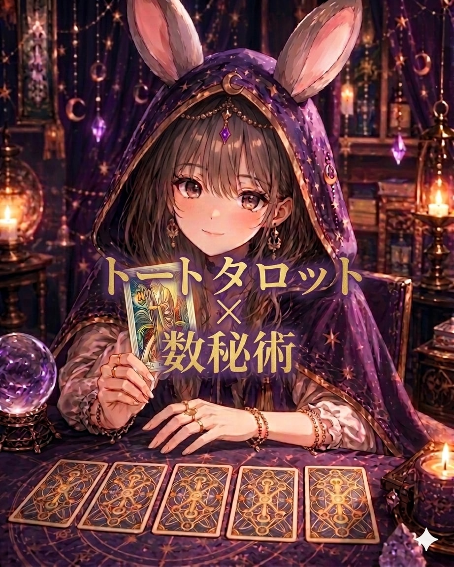 トートタロット×数秘術あなたの悩み深く読み解きます 心を整理する鑑定書をお届けします イメージ1