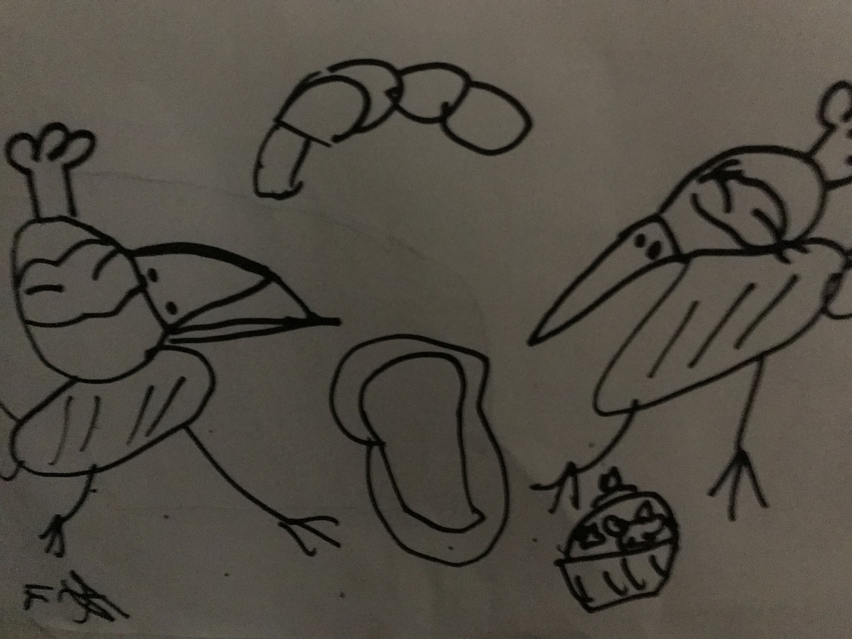 子供が書いた、☆夢カワイラスト☆、提供します お絵かき好きな５歳。 カワイイをテーマに楽しんで書いています イメージ3
