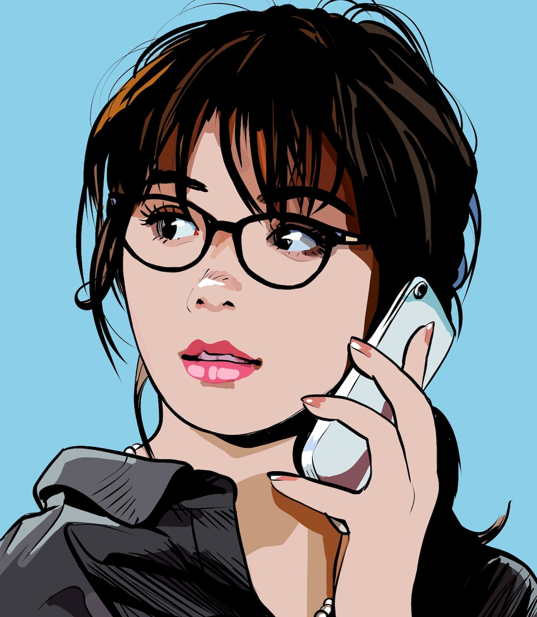 さまざまなタッチで綺麗な似顔絵を描きます ほどよくリアル・ほどよくデフォルメで色々な用途に使えます イメージ8