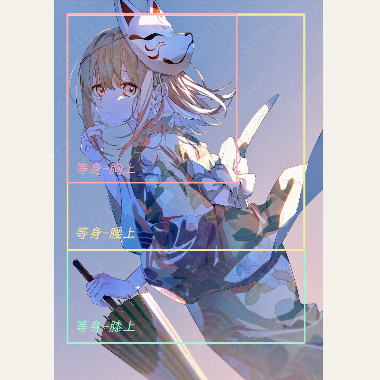 一枚絵/立ち絵/SDキャラのイラスト制作承ります お見積もりのご相談からでもお気軽にご連絡ください。 イメージ6