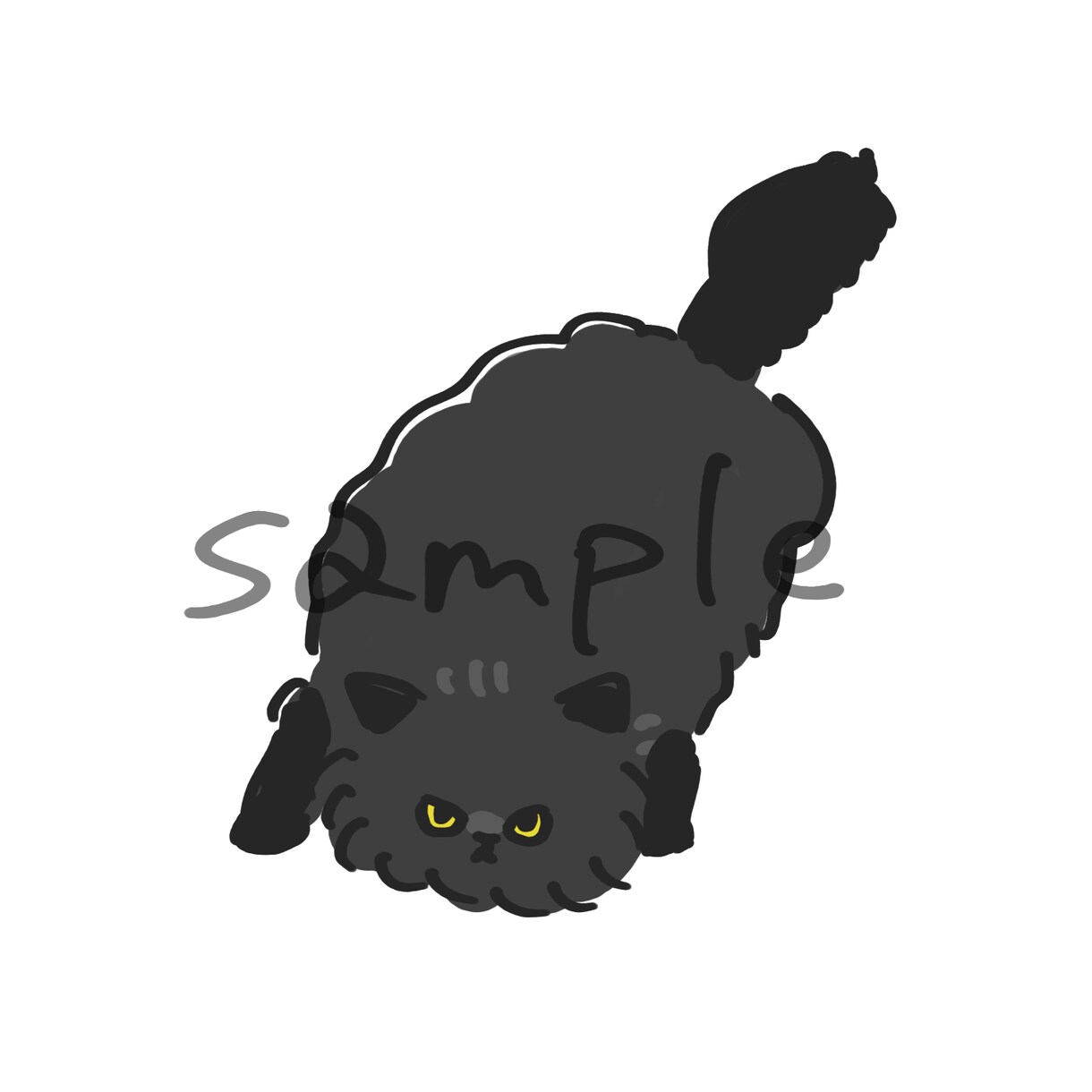 猫限定！ゆるかわ動物イラスト描きます 猫のゆるかわ動物イラスト描きます。ペットの記念や似顔絵に！ イメージ3