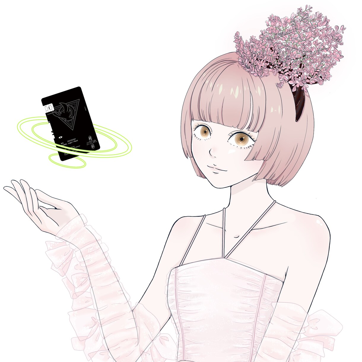 アイコン用イラスト作成いたします あなたのイメージ×クールな女の子描きます！ イメージ6