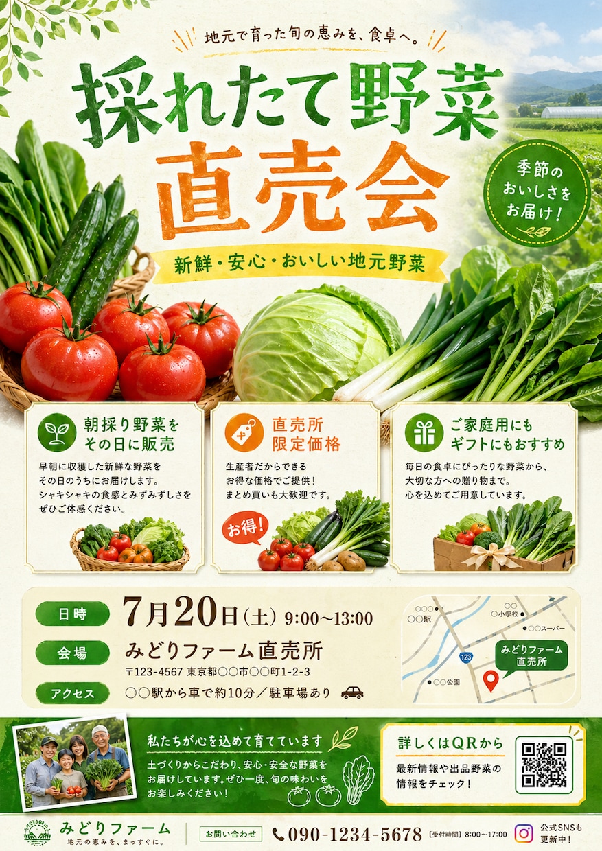 売れる農業チラシ作ります 見た目だけで終わらない農産物の価値が伝わるチラシを作ります イメージ5